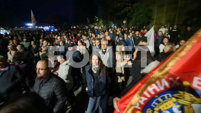 Napeto na protestu u Smederevu