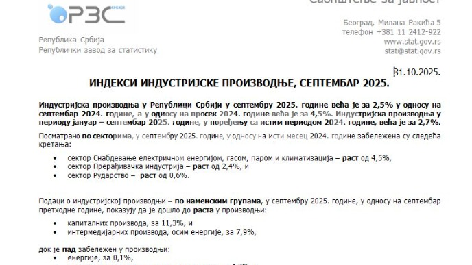 Rast rudarstva i energetike