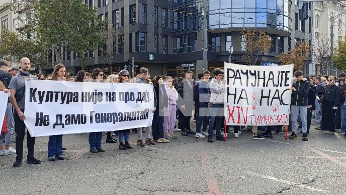 Tišina za žrtve i studenta 