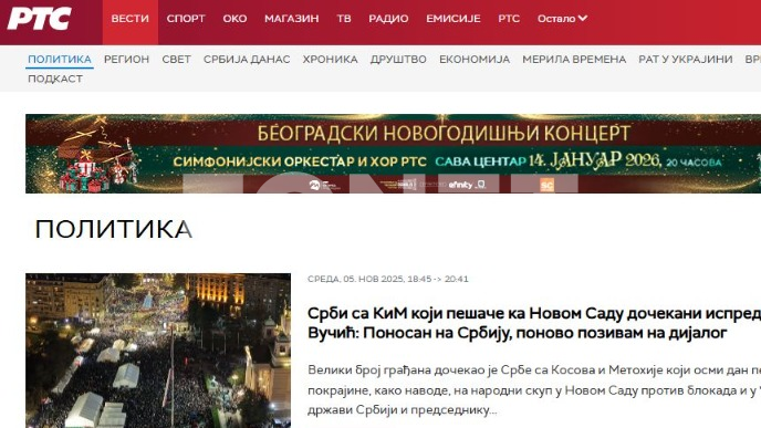 Urednik RTS vređao građane