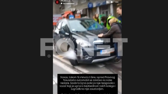 Automobil se zaleteo na redare