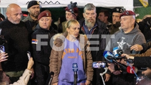 Novosađani na blokadu Beograda