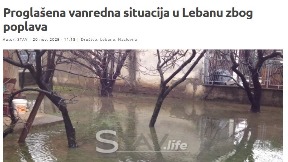 Vanredno u opštine Lebane