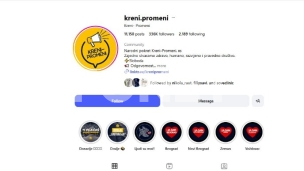 Vraćen nalog na instagramu