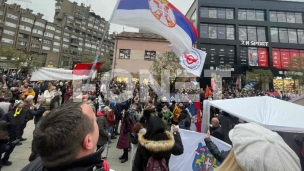 Studenti došli na konjima 