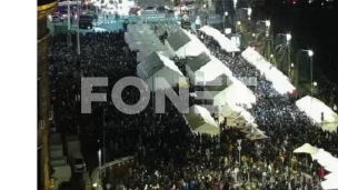 Okupljanje u šatorskom naselju