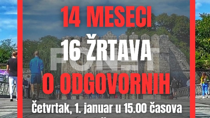 Sutra protest u Nišu