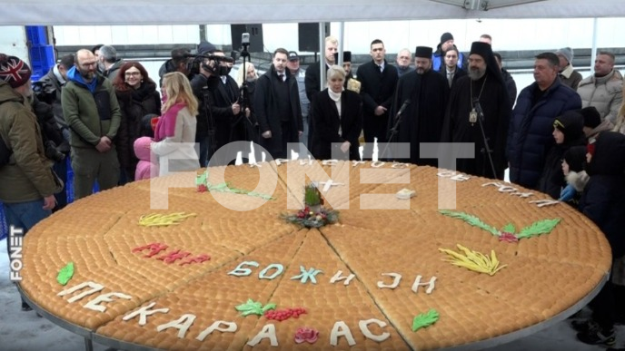 Česnica ispred Hrama