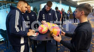 Doček hrvatskih vaterpolista