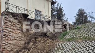 Urušavanje zid do podvožnjaka 