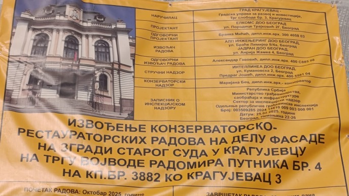 Probijen rok radova na fasadi