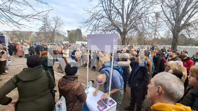 Protest zbog seče stabala 
