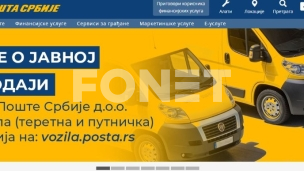 Pošta prodaje 57 vozila 