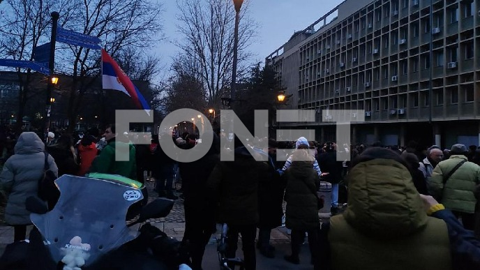 Protest uoči svečanosti