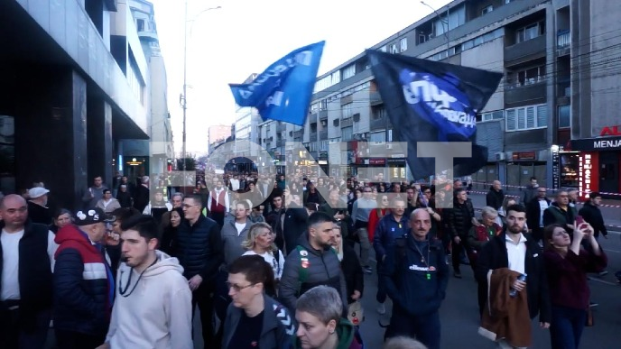 Na protestu u Nišu 8.200 ljudi
