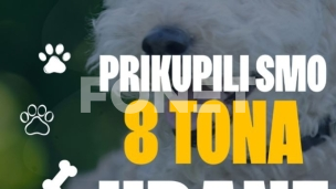Prikupljeno osam tona hrane 