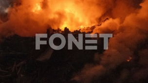 Gori trska u Beočinu