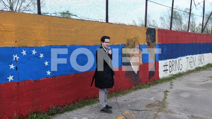 Mural posvećen Nikolasu Maduru