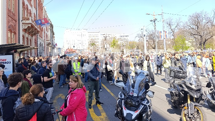 Tišina pred Rektoratom