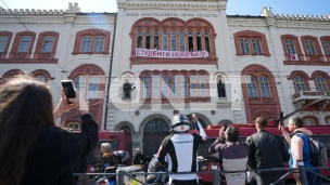 Skup uoči saslušanja kolege