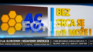 Protest sindikata ASNS