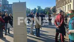 Blokada kod zgrade suda