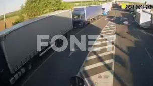 Obustava za kamione ka Šidu