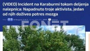 Napadnuto troje aktivista 