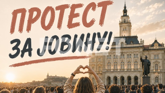 Protest na Trgu slobode