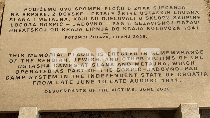 Nova spomen ploča na Pagu