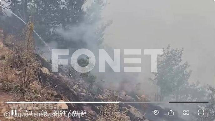 Požar kod niškog sela Cerje