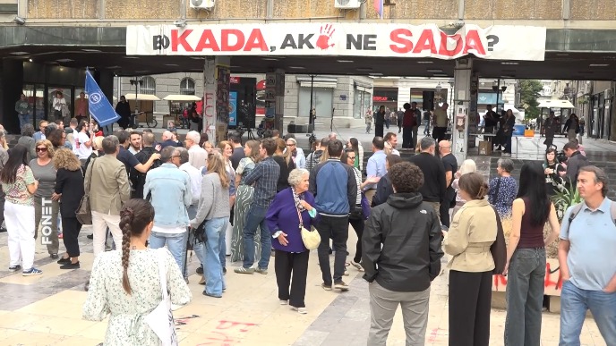 Napad zbog podrške studentima