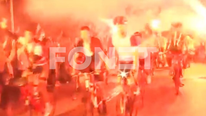 Doček biciklista u Loznici