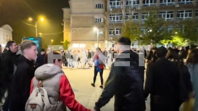 Slavlje u  centru Beograda