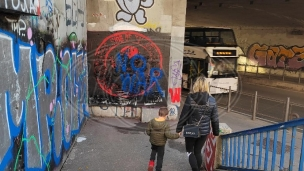 Prefarban Vagnerov mural