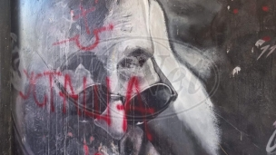 Oskrnavljen mural Balaševića