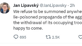 Češka neće na sednicu SB UN